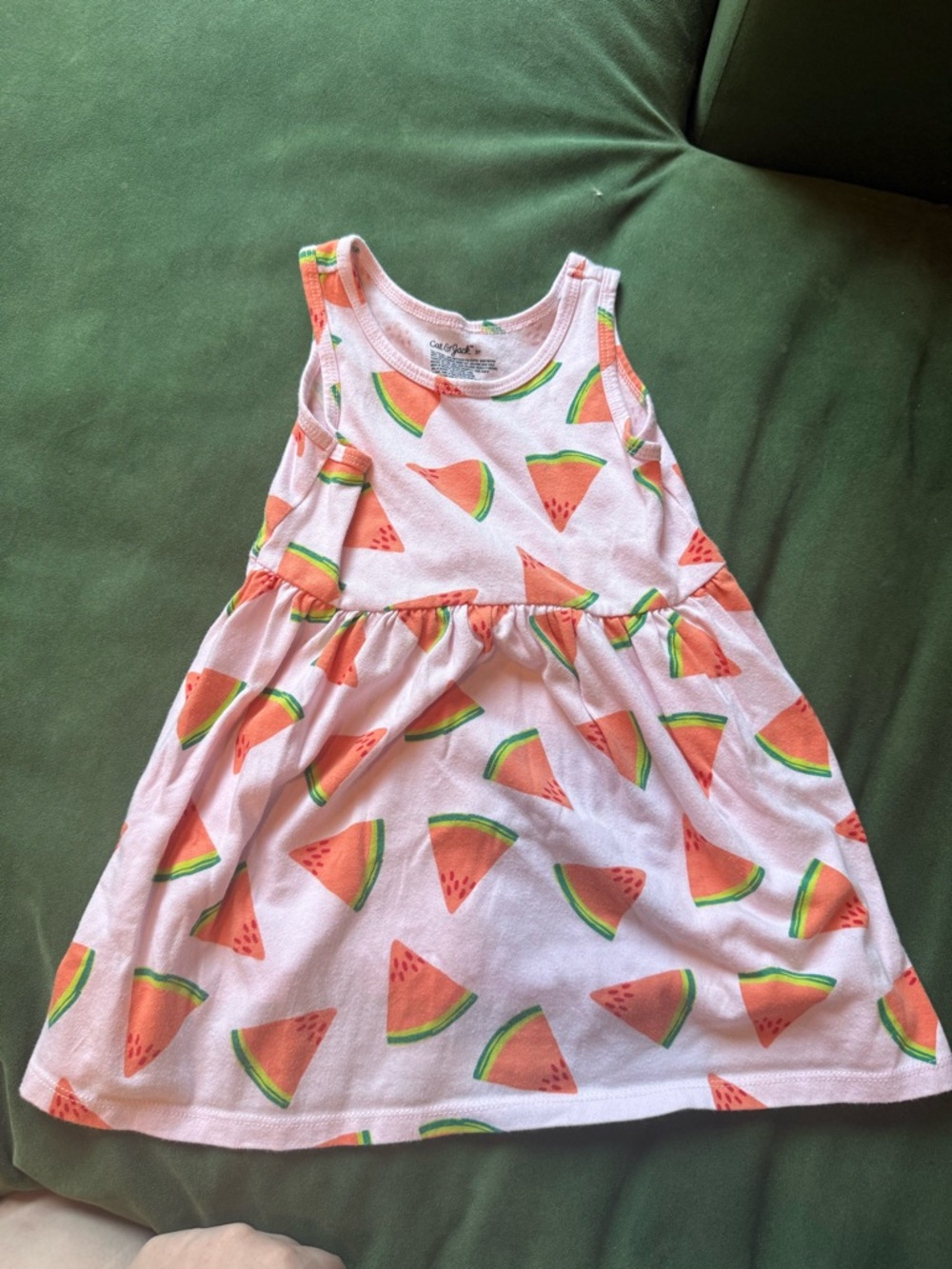 Cat & Jack Pink Watermelon Slice Tank Dress